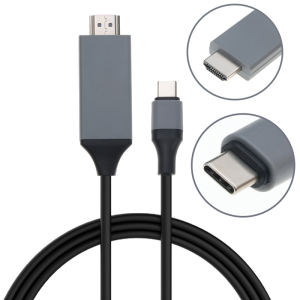 USB 3.1 Type C to HDMI-compatible Adapter Cable USB C to HDMI Converter